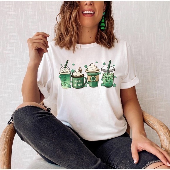St. Patty’s Day Latte‎ Shirt Unisex Sizing - Picture 3 of 6